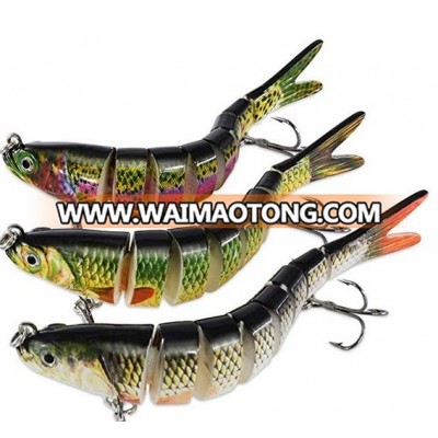 Wholesales factory oem colorful  hard plastic lifelive saltwater lures fishing lure joint swimbait