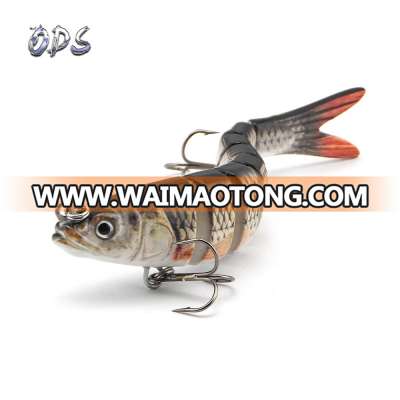 Hard bait manufactuer Wholesale 8 Section Trout Lures Fishing Swimbait, 8-Segment Multi Jointed Fishing Hard Lure